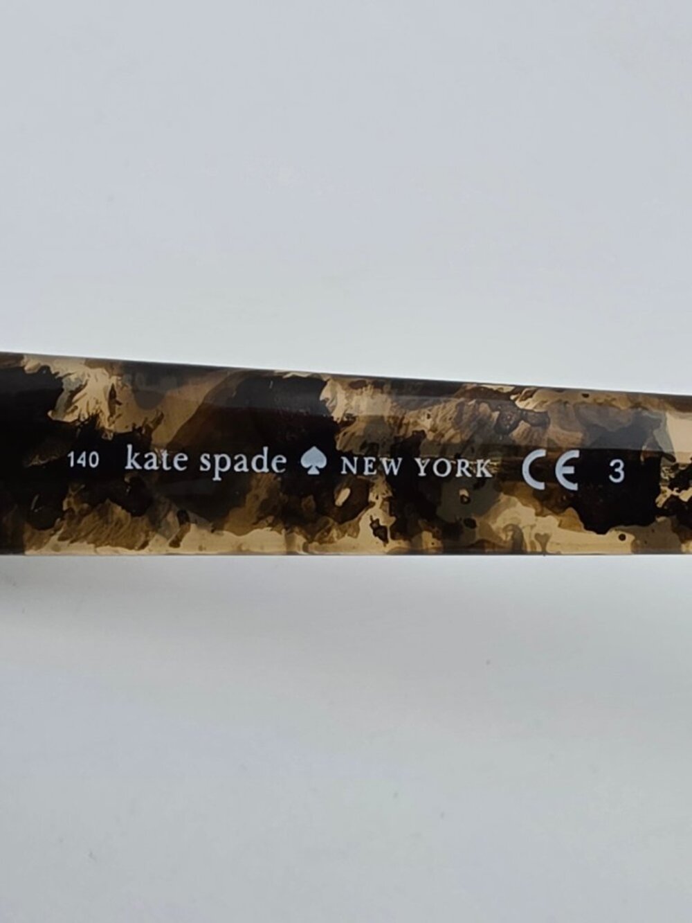 Kate Spade New York Zora Tortoise Frame Brown Lens Cat Eye Sunglasses 49-24-140 - Picture 9 of 13